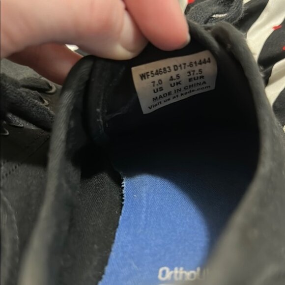 Keds Womens Black Canvas Sneakers - Picture 4 of 5